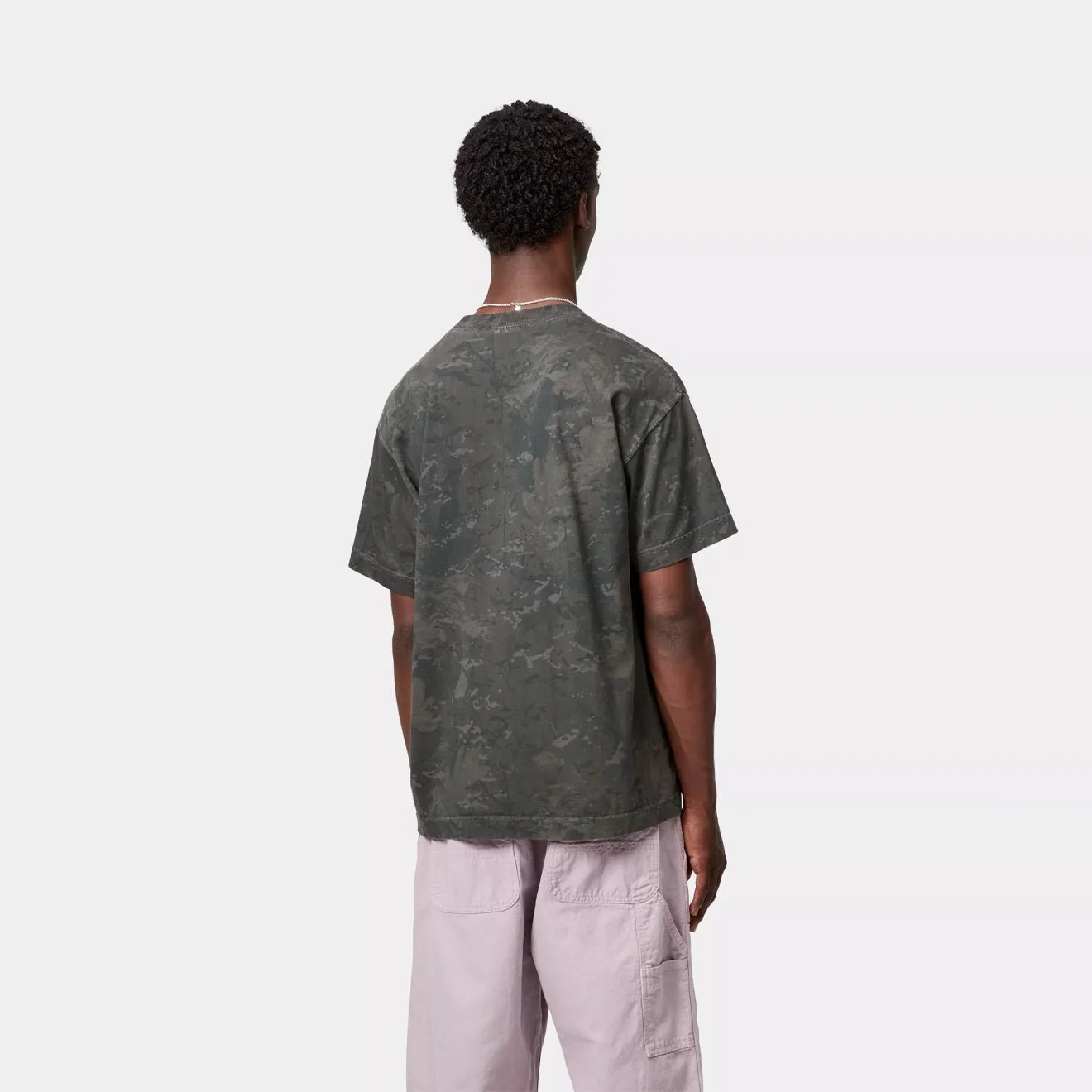 Carhartt WIP S/S Camo Combi T-Shirt Camo Combi Green / Graphite Garment Dyed - Image 4