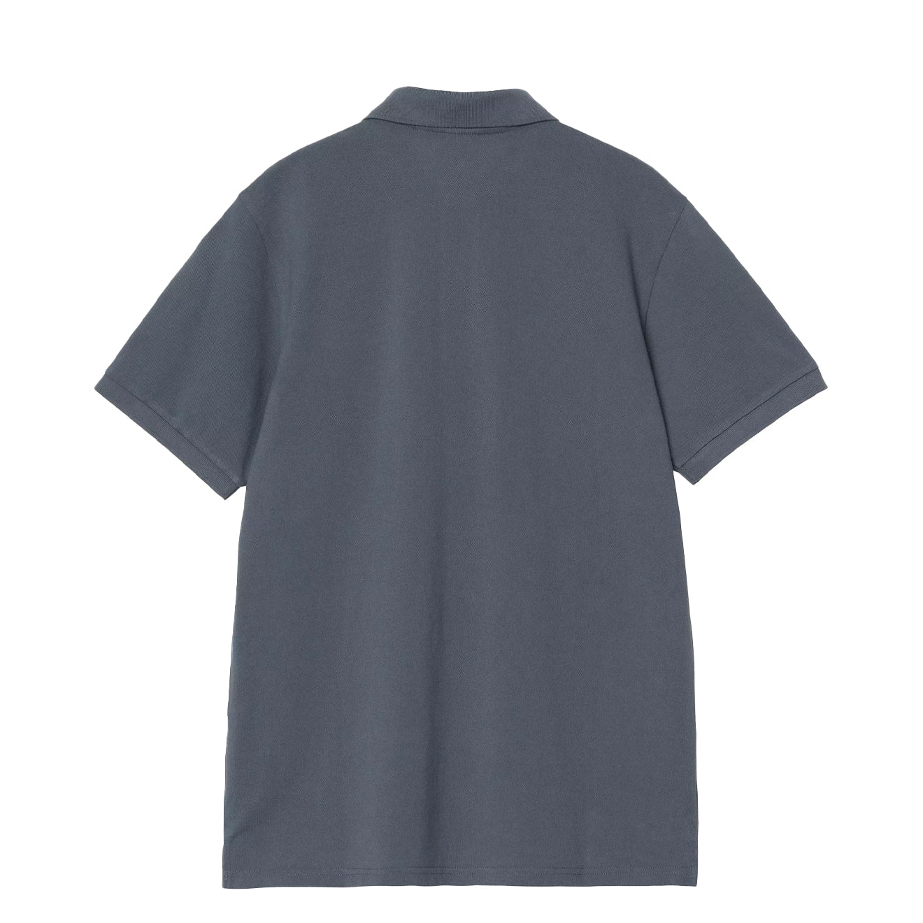 Carhartt WIP S/S Chase Pique Polo Cozy Blue / Gold - Image 2