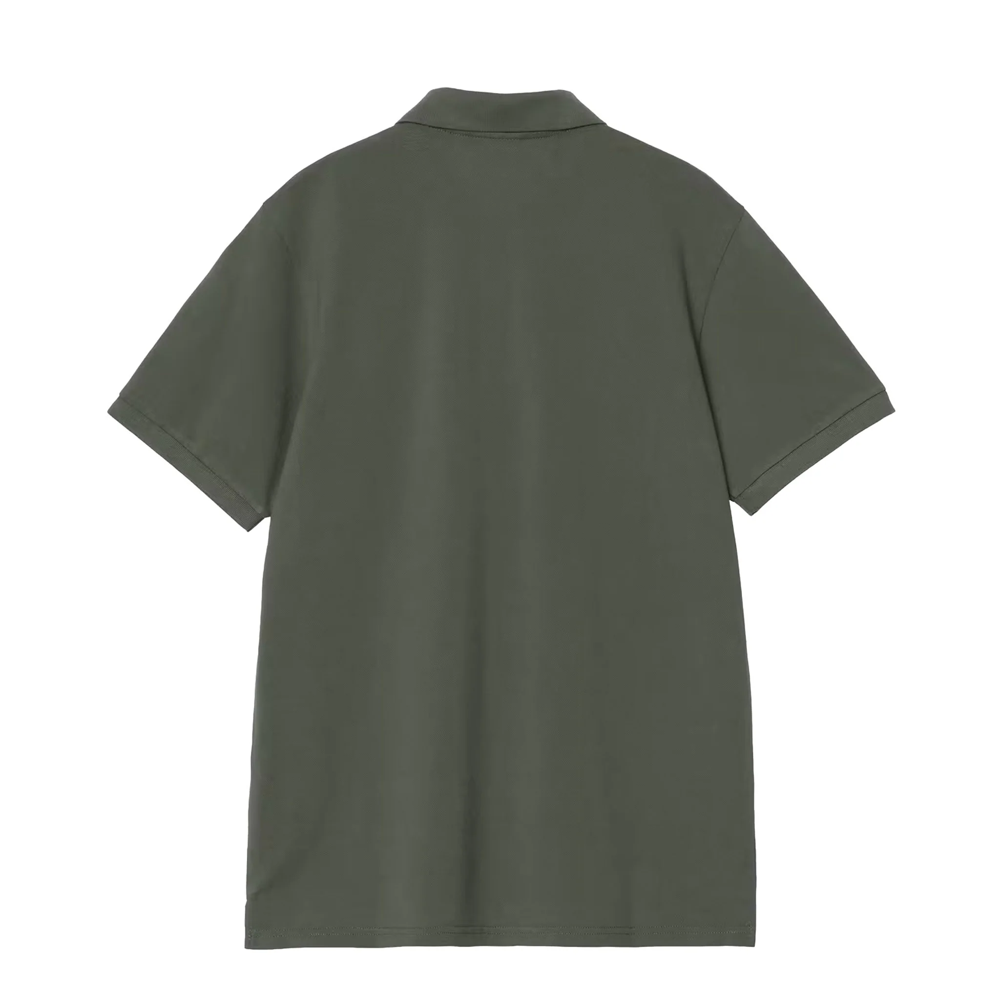Carhartt WIP S/S Chase Pique Polo Grey Heather / Gold - Image 2