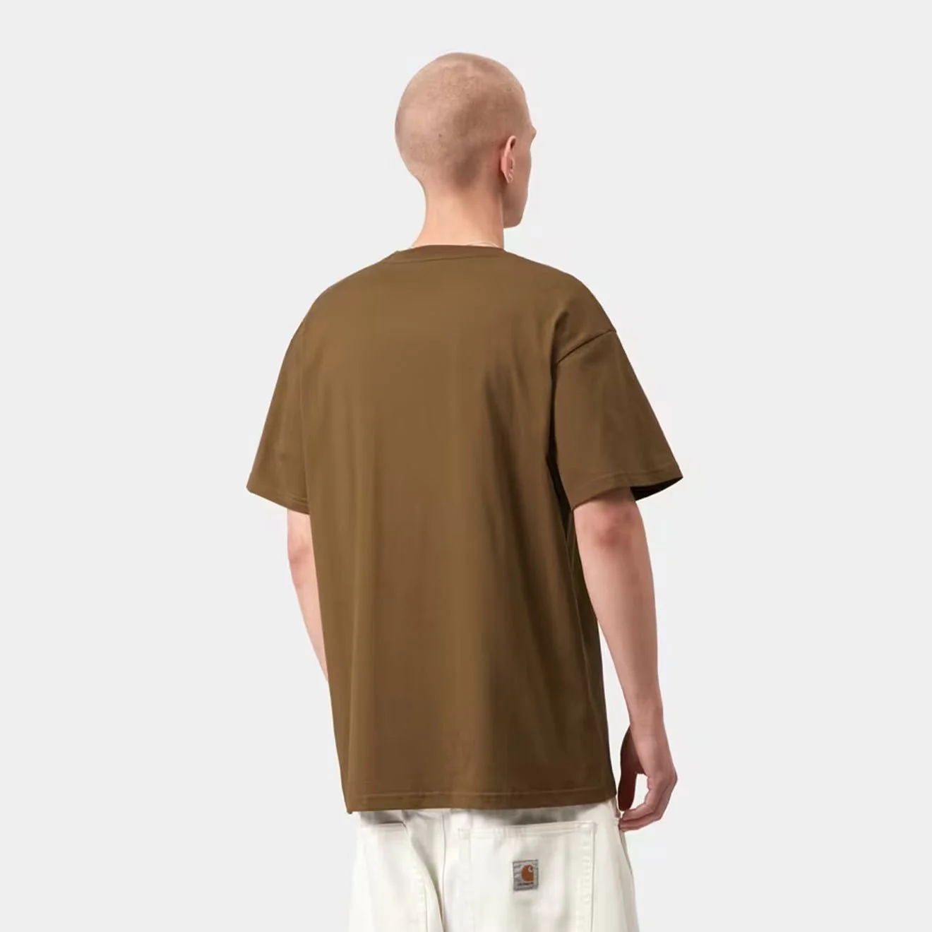Carhartt WIP S/S Chase T-Shirt Hamilton Brown / Gold - Image 4