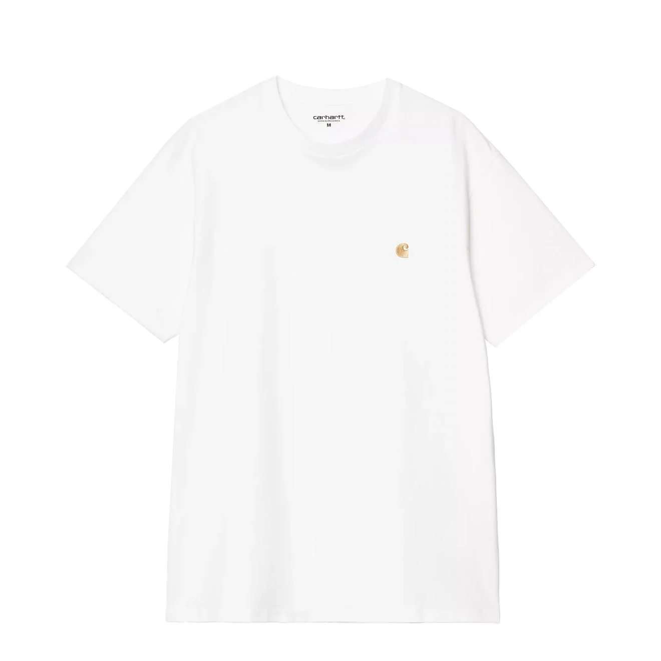 Carhartt WIP S/S Chase T-Shirt White / Gold