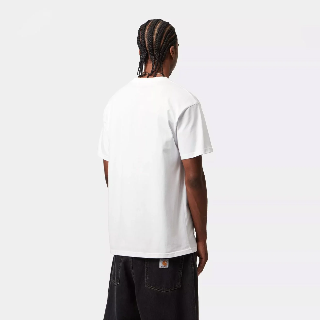 Carhartt WIP S/S Chase T-Shirt White / Gold - Image 4