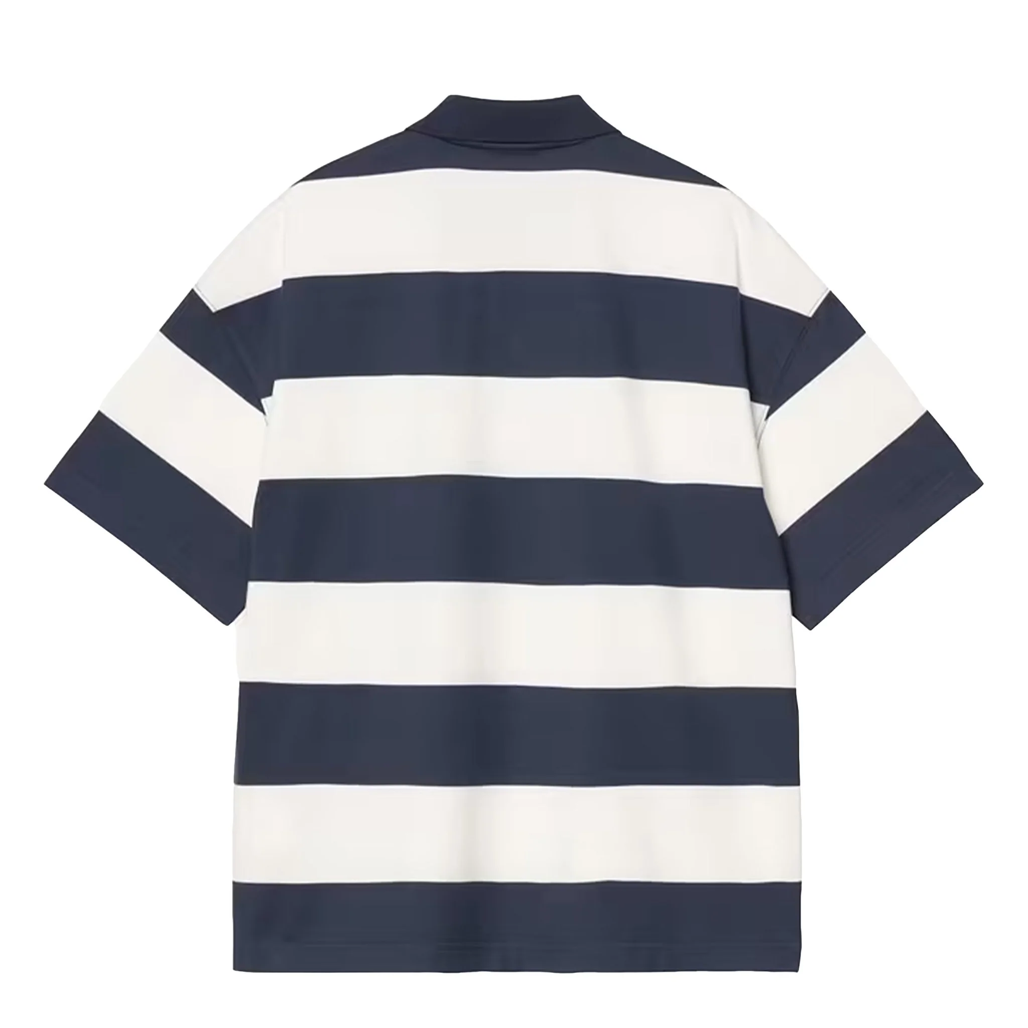 Carhartt WIP S/S Delray Polo Delray Stripe Blue - Image 2