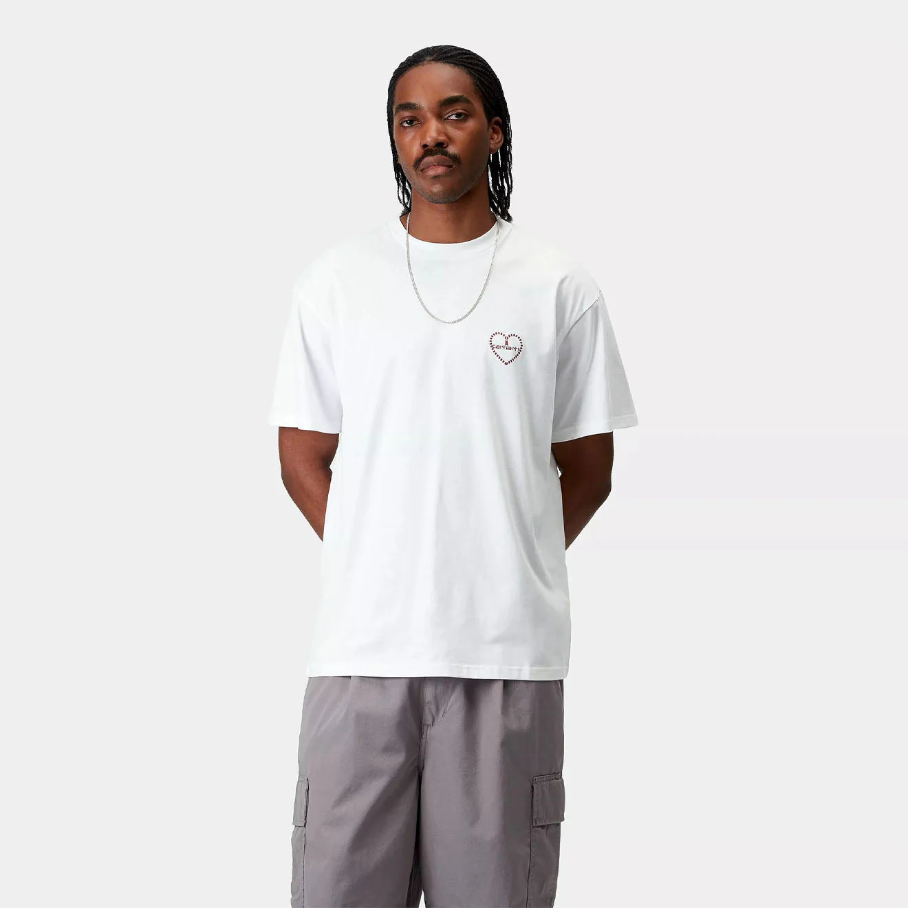 Carhartt WIP S/S Furoshiki T-Shirt White / Red - Image 3