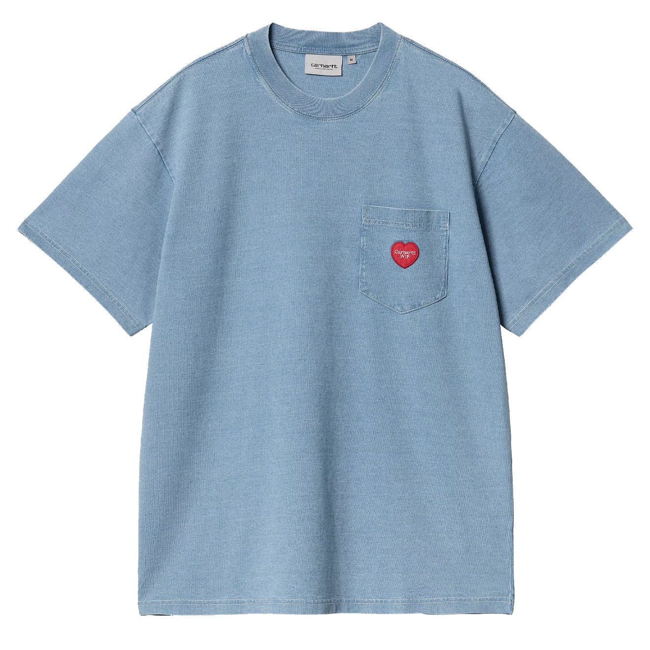 Carhartt WIP S/S Ingo Pocket T-Shirt Light Blue Garment Dyed