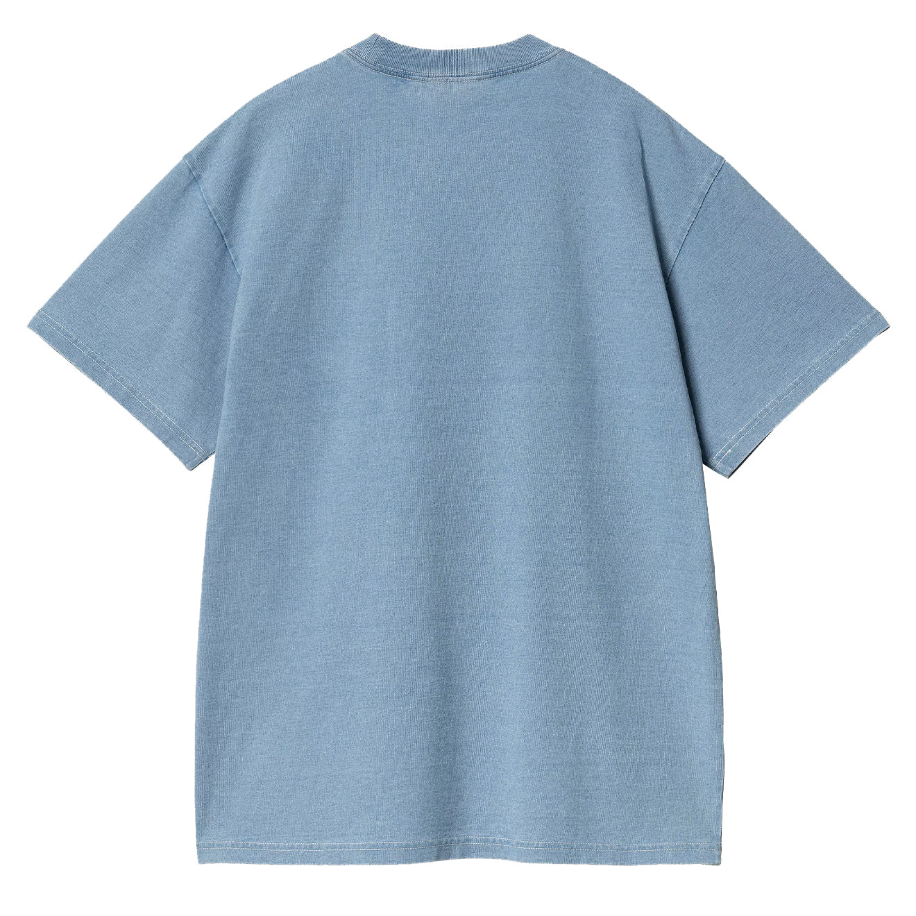 Carhartt WIP S/S Ingo Pocket T-Shirt Light Blue Garment Dyed - Image 2