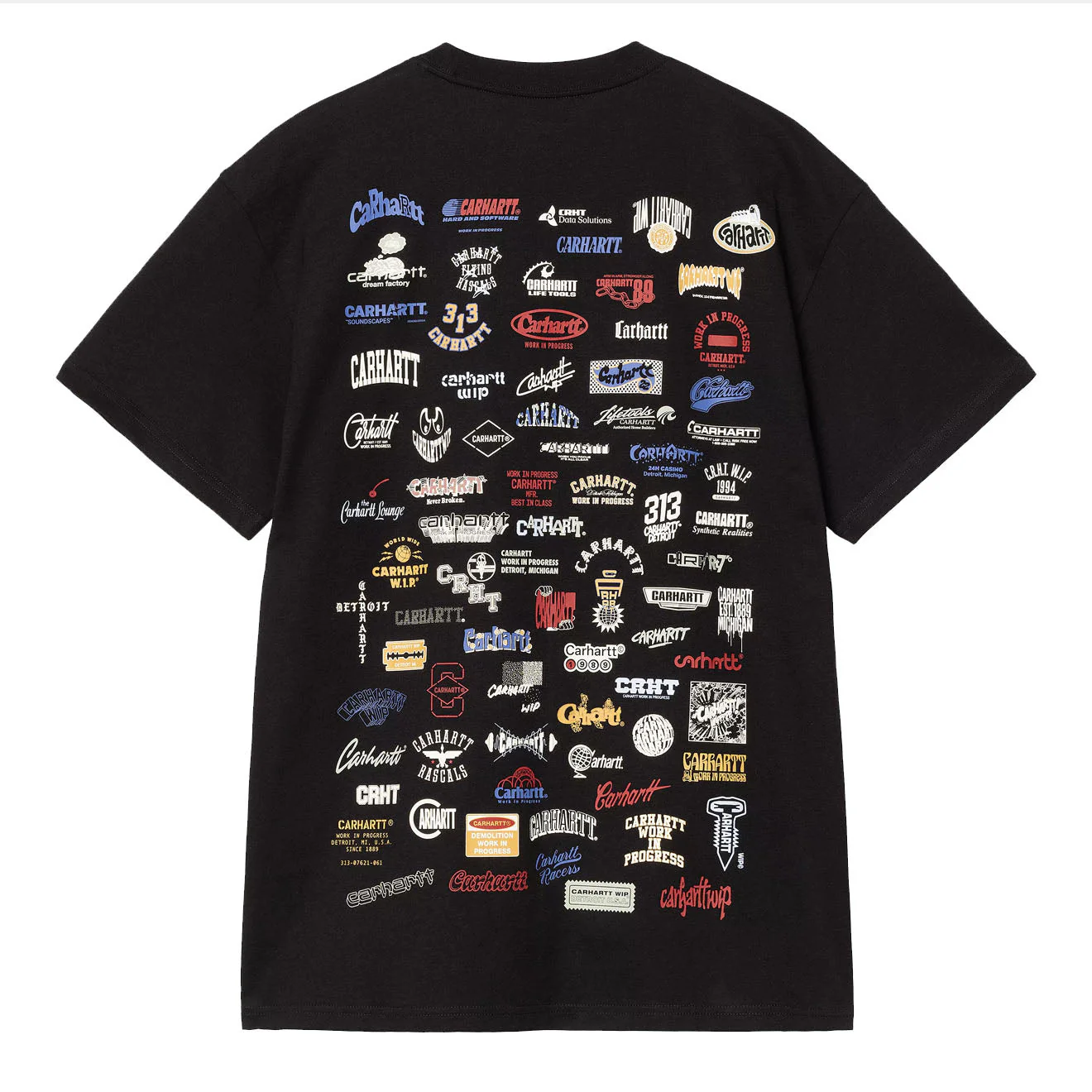 Carhartt WIP S/S Logo T-Shirt Black - Image 2