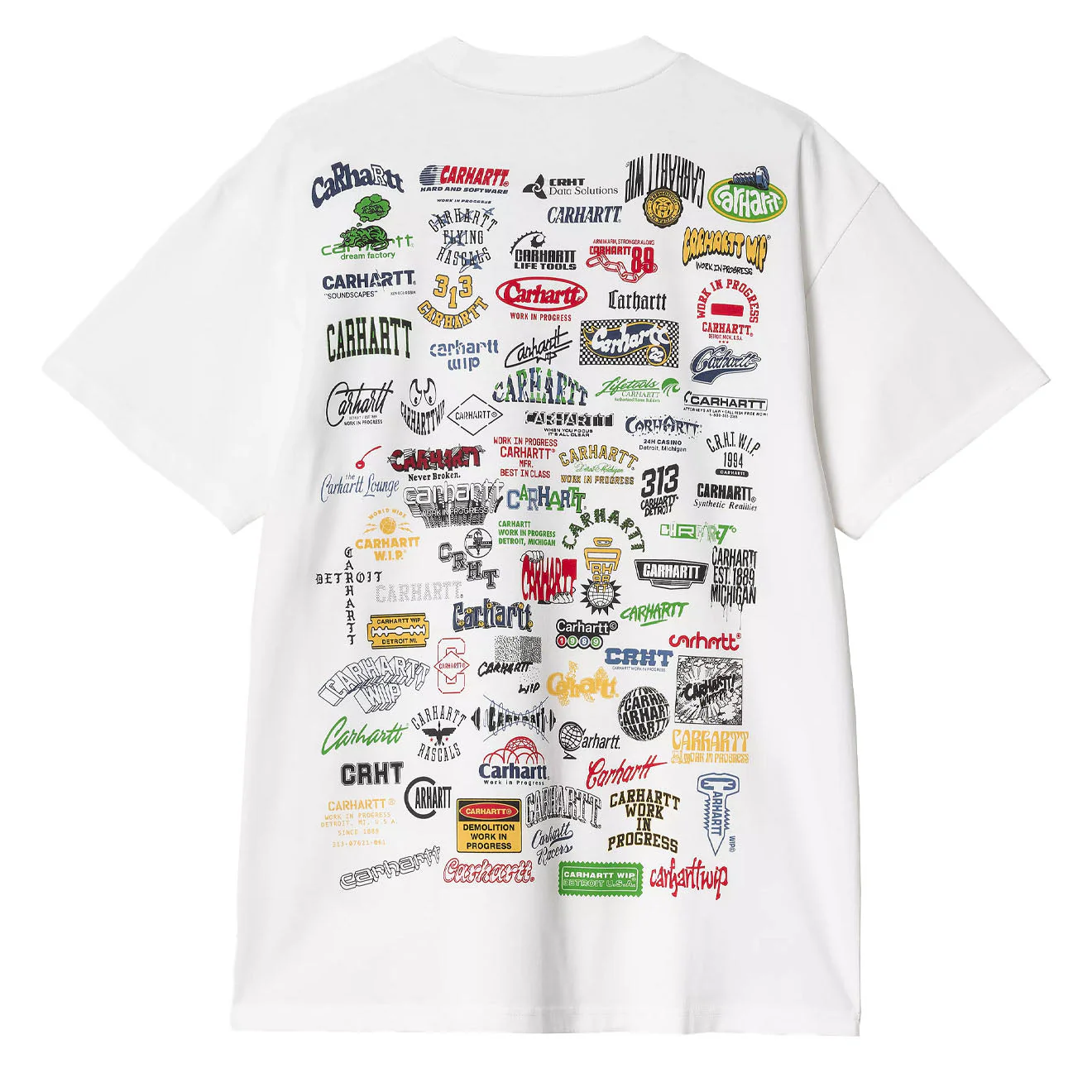 Carhartt WIP S/S Logo T-Shirt White - Image 2