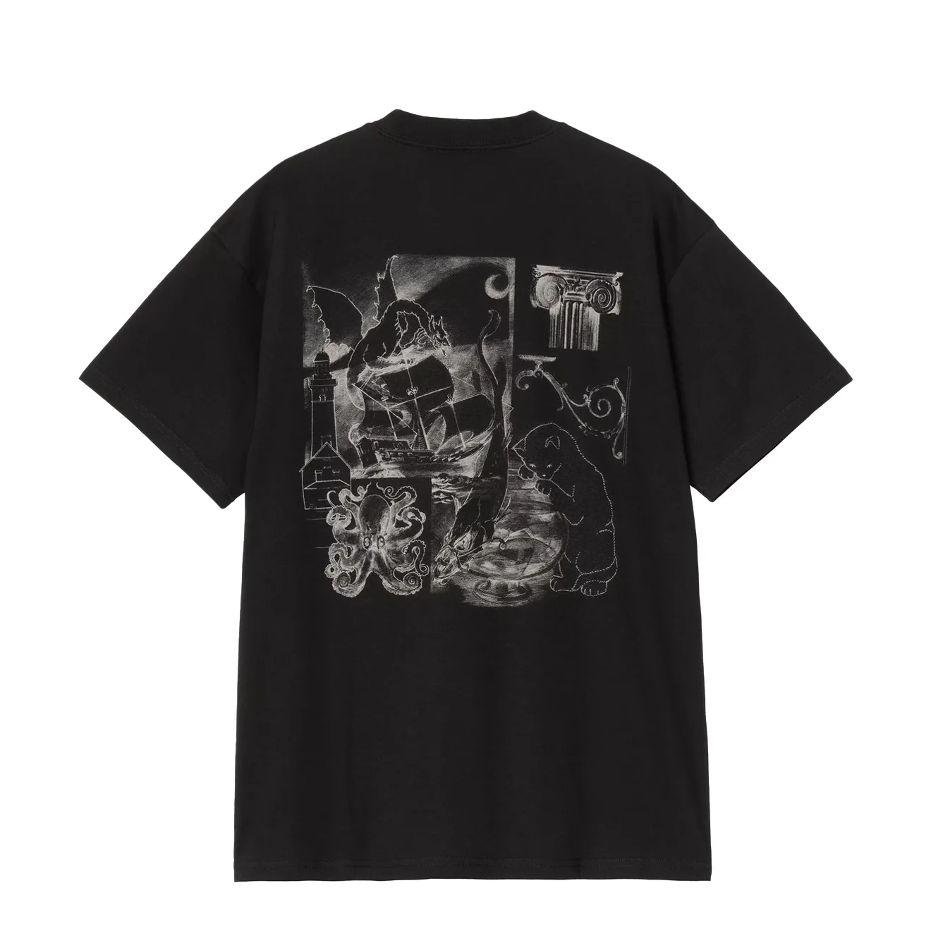 Carhartt WIP S/S Okniceok 02 T-Shirt Black - Image 2