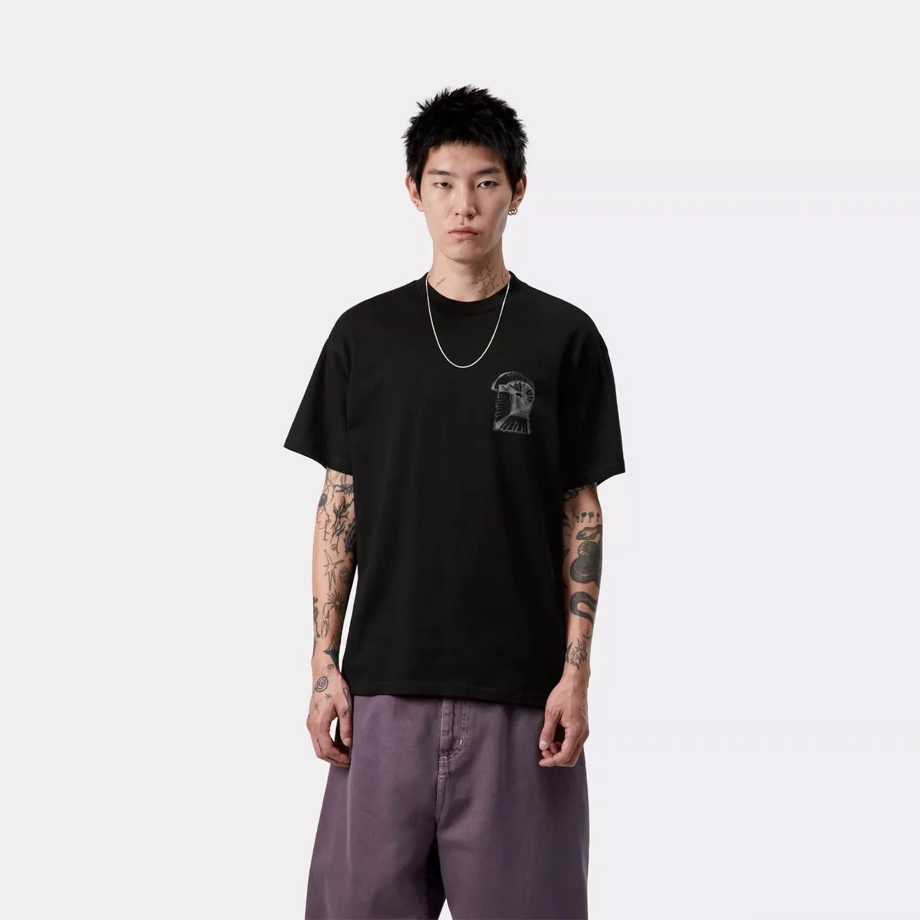 Carhartt WIP S/S Okniceok 02 T-Shirt Black - Image 3
