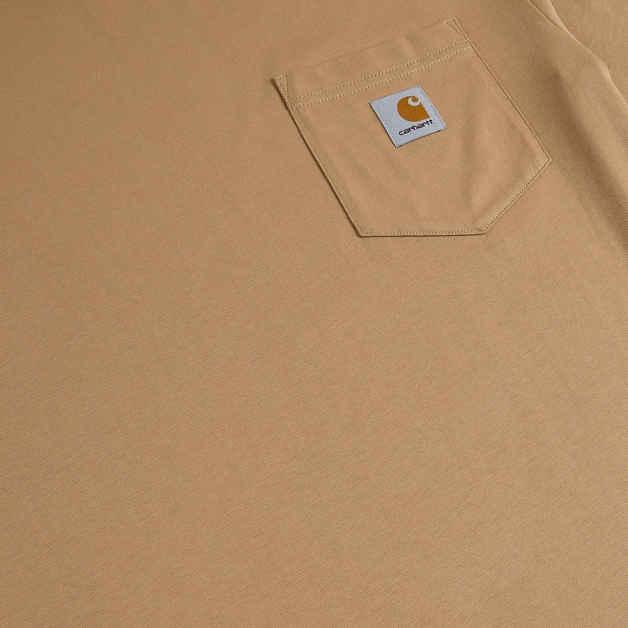 Carhartt WIP S/S Pocket T-Shirt Peanut - Image 4