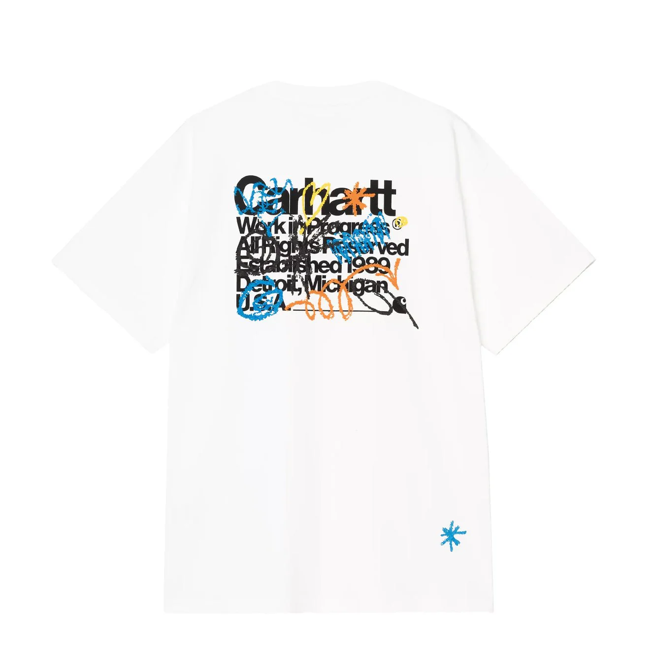 Carhartt WIP S/S Primary T-Shirt White - Image 2