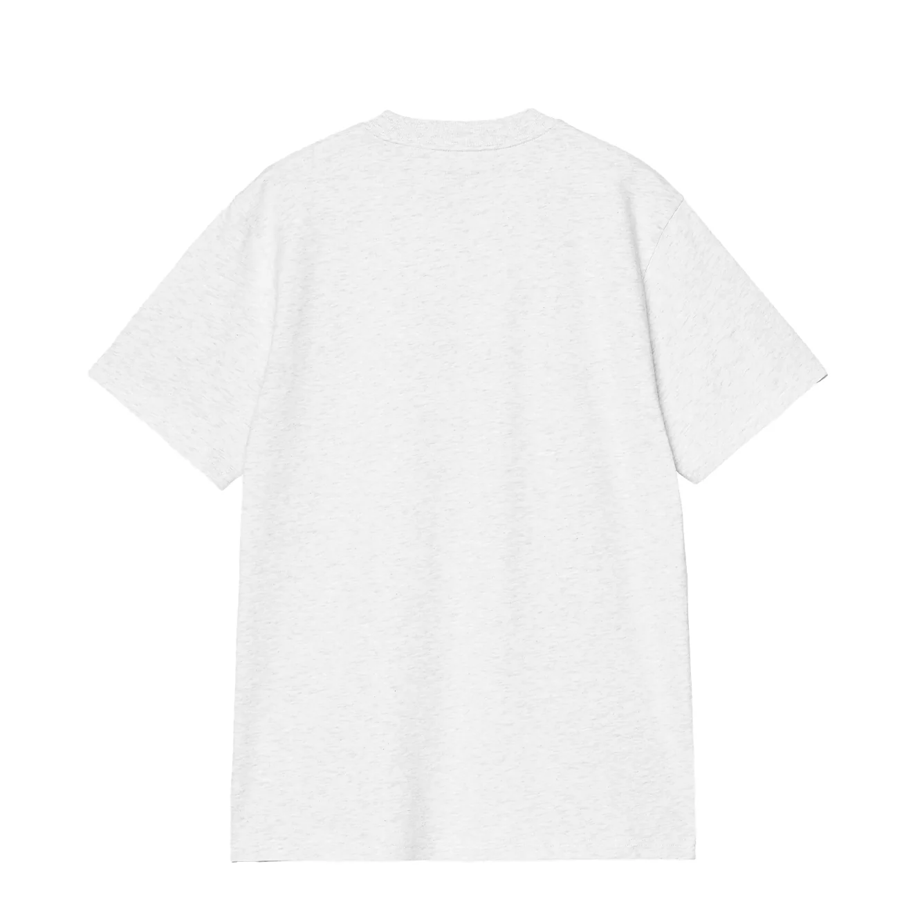 Carhartt WIP S/S Script T-Shirt Ash Heather / Cozy Purple - Image 2