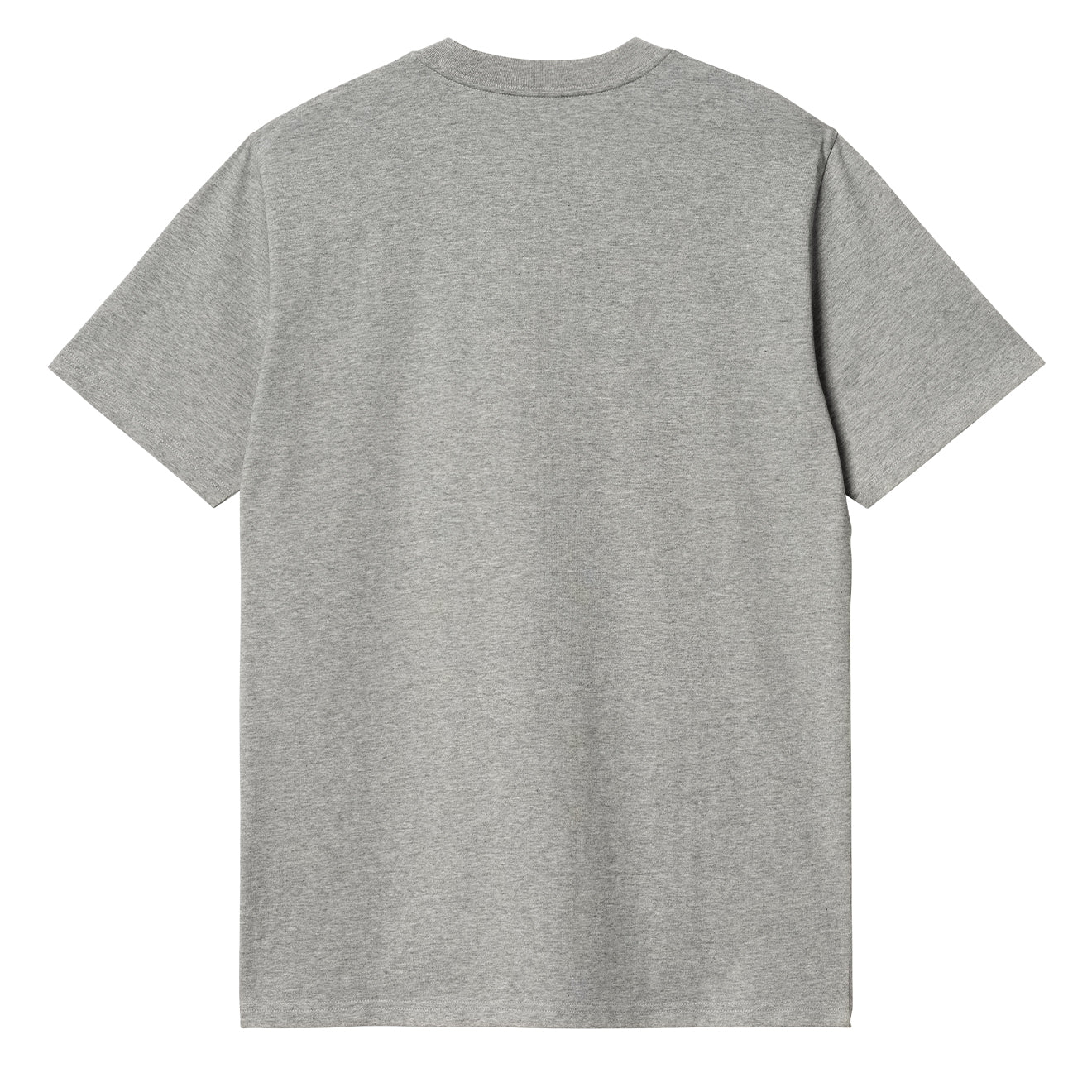 Carhartt WIP S/S Script T-Shirt Grey Heather / Chervil - Image 2