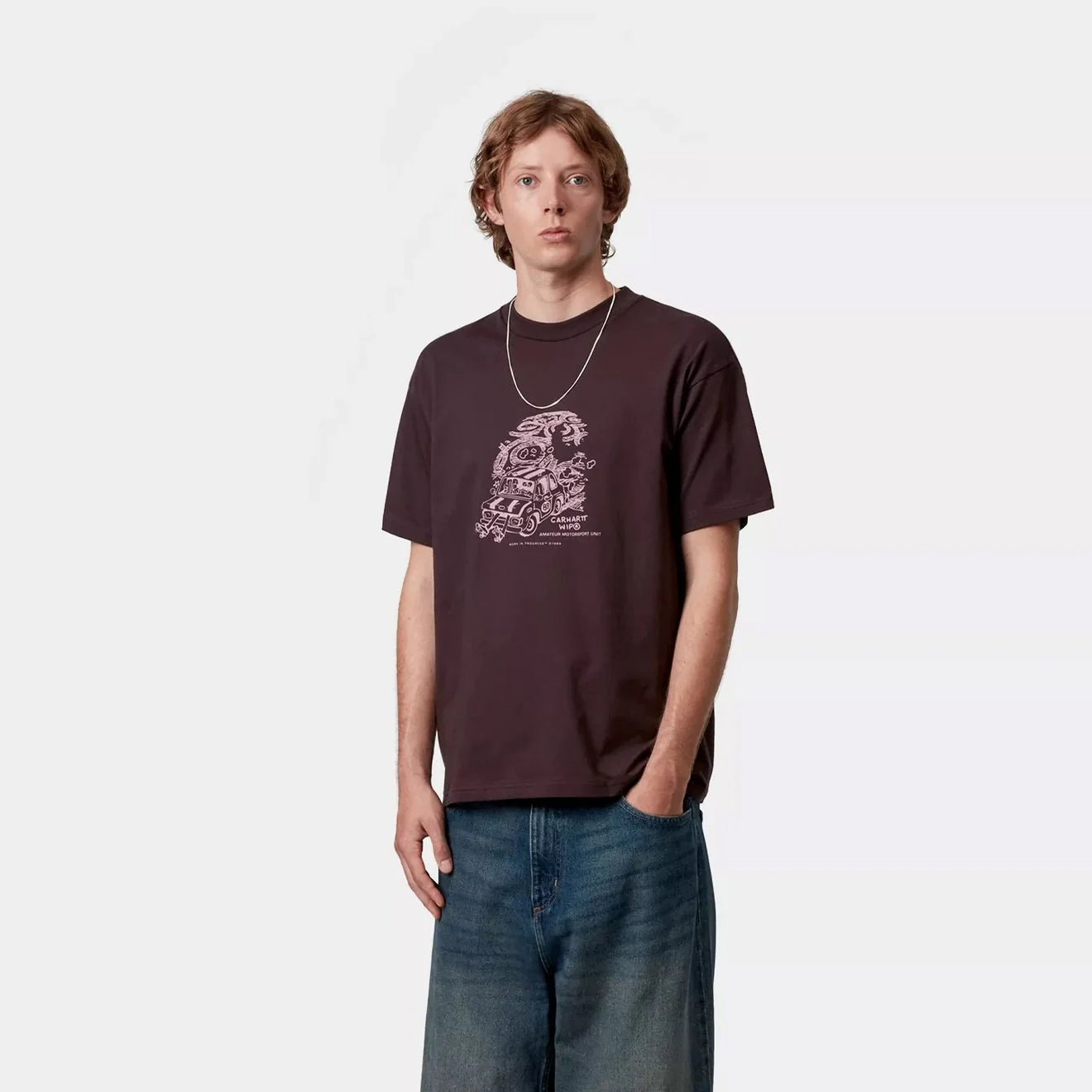 Carhartt WIP S/S Unit T-Shirt Palisander - Image 3