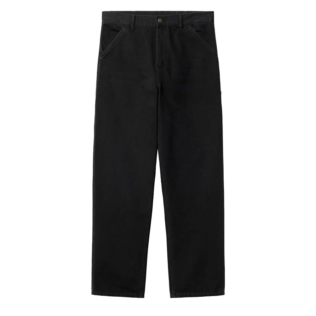 Carhartt WIP Single Knee Pant Black Aged Canvas
