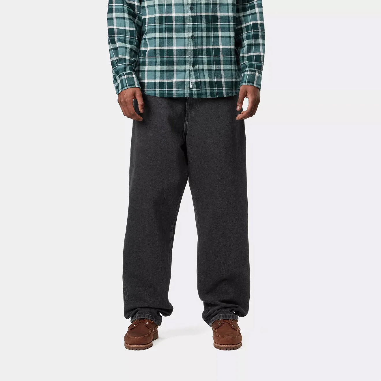 Carhartt WIP Single Knee Pant Black Stone Washed - Image 3