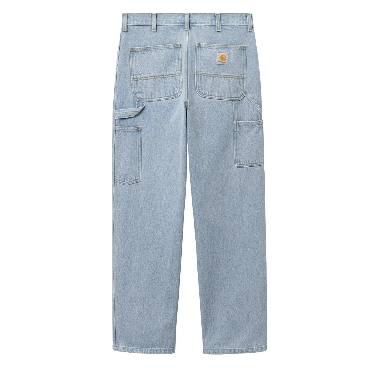 Carhartt WIP Single Knee Pant Blue Heavy Stone Bleached - Image 2