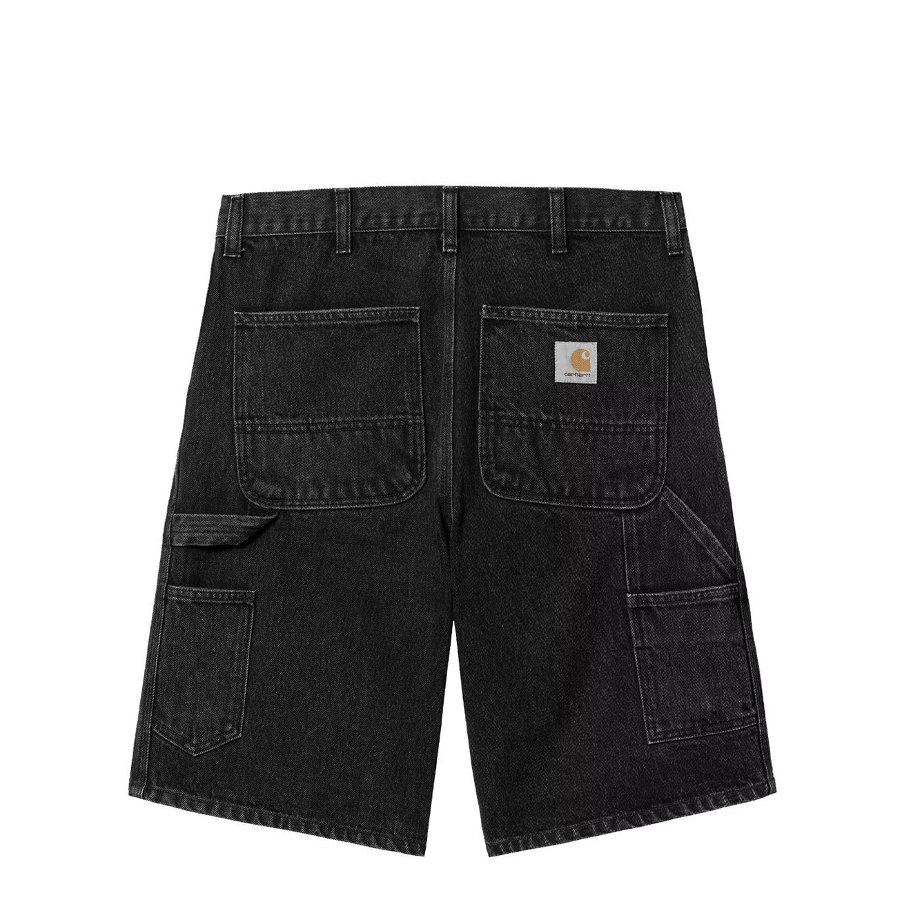 Carhartt WIP Single Knee Short Black Stone Washed - Image 2