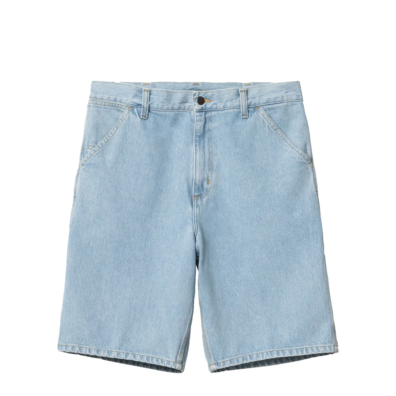 Carhartt WIP Single Knee Short Blue Heavy Stone Bleached