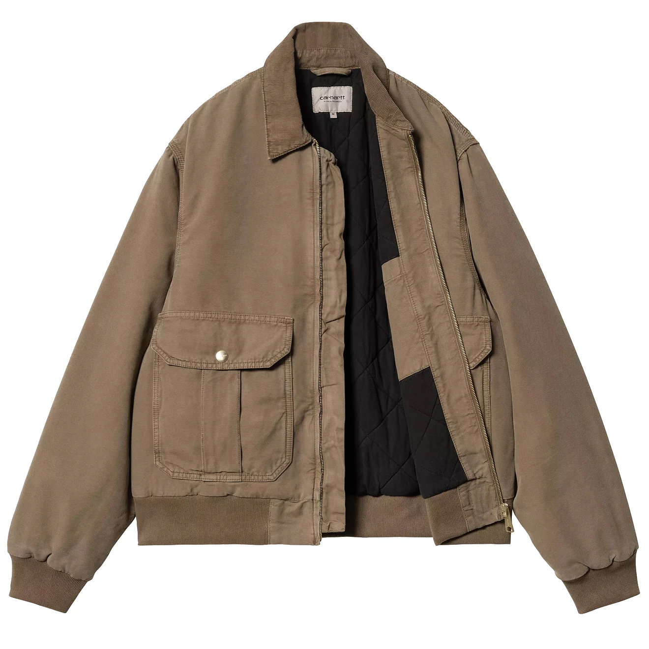 Carhartt WIP Stanton Jacket Chocolate / Chocolate Stone Dyed - Image 2