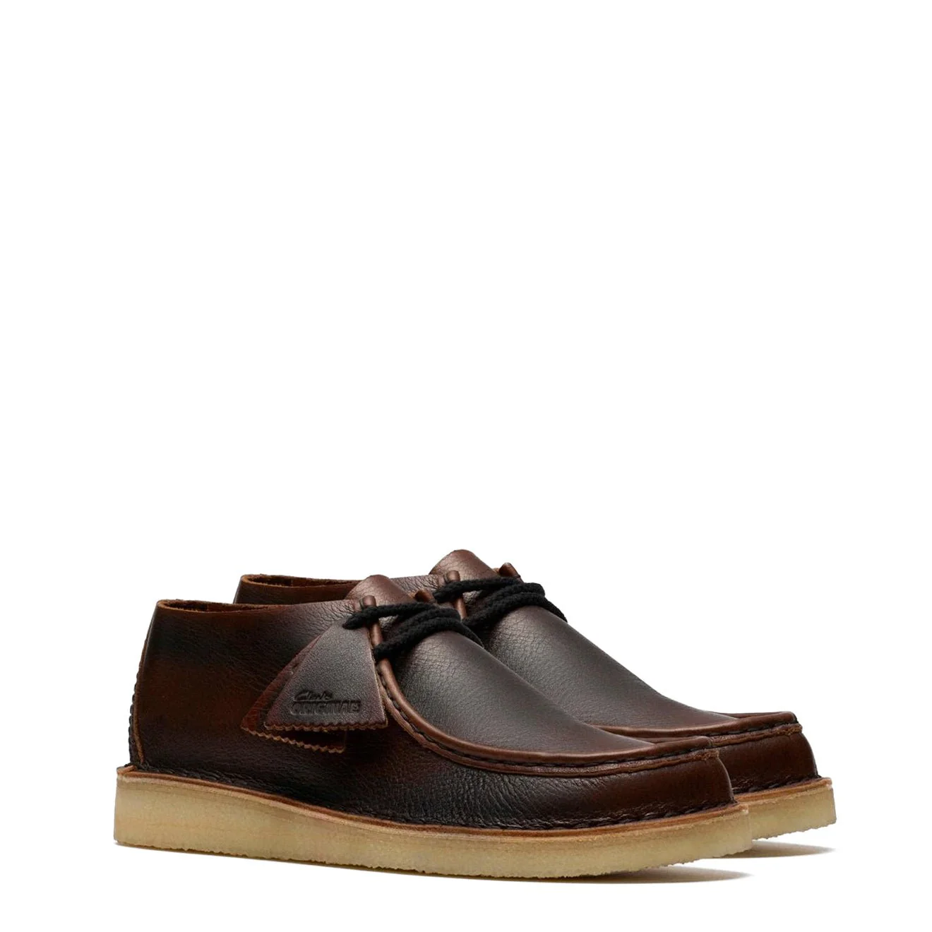 Clarks Originals Desert Nomad Dark Tan Combination - Image 2