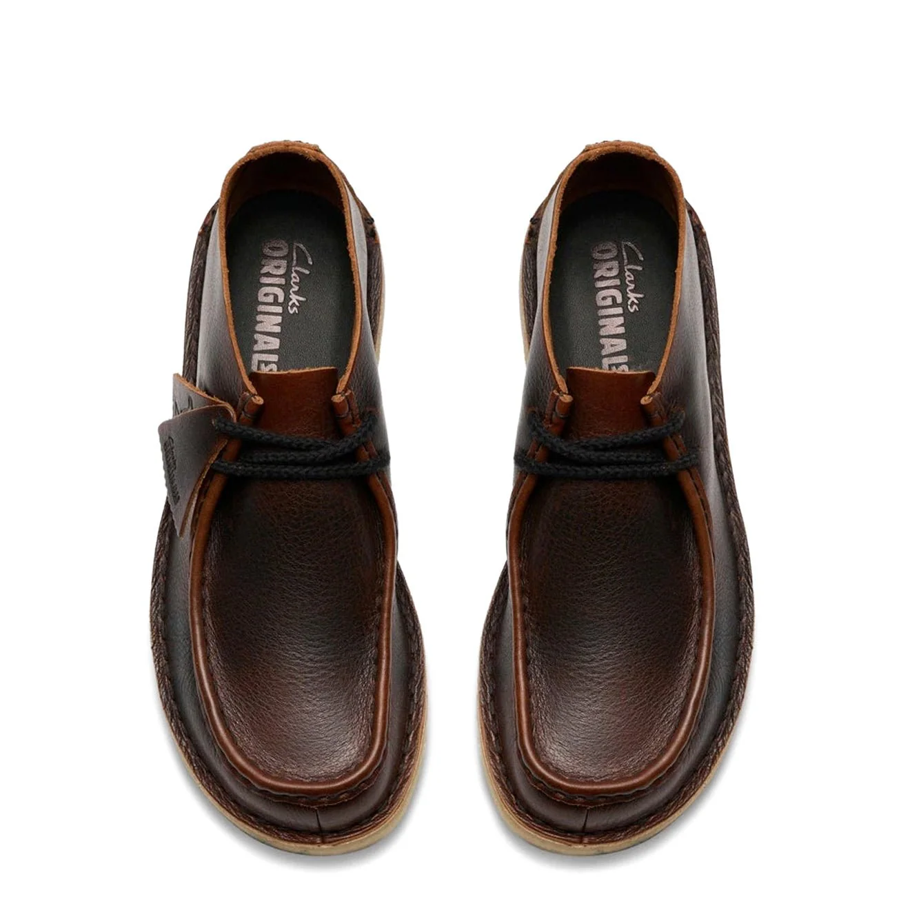 Clarks Originals Desert Nomad Dark Tan Combination - Image 4