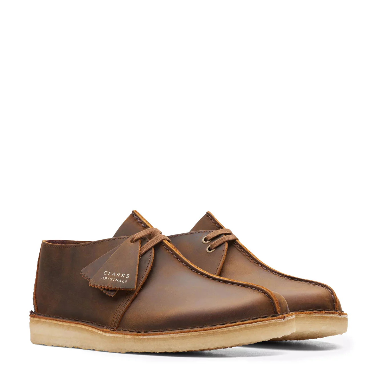 Clarks Originals Desert Trek Shoes Beeswax Leather - Image 2