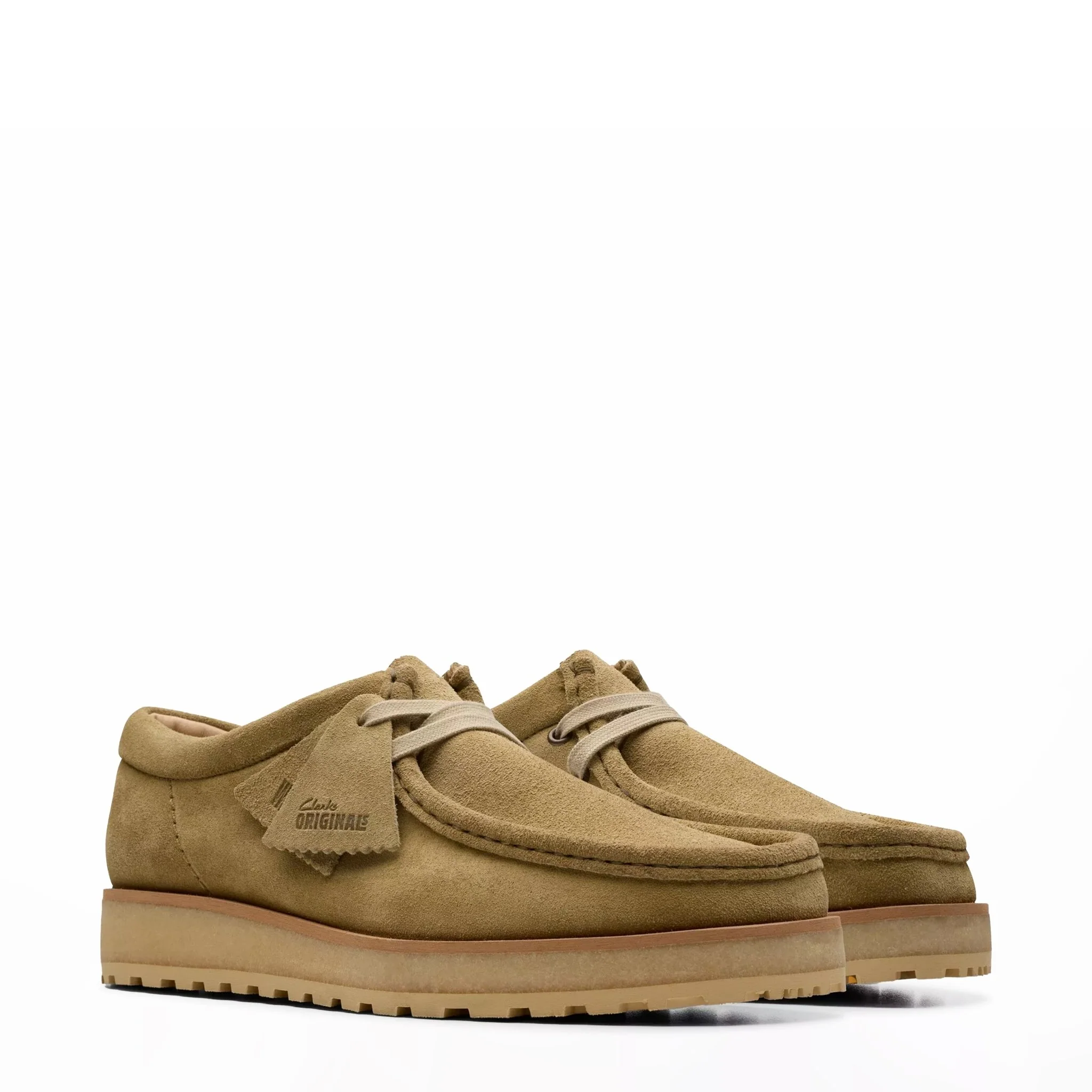 Clarks Originals The Wallabee Scout Lo Dark Sand Suede - Image 2