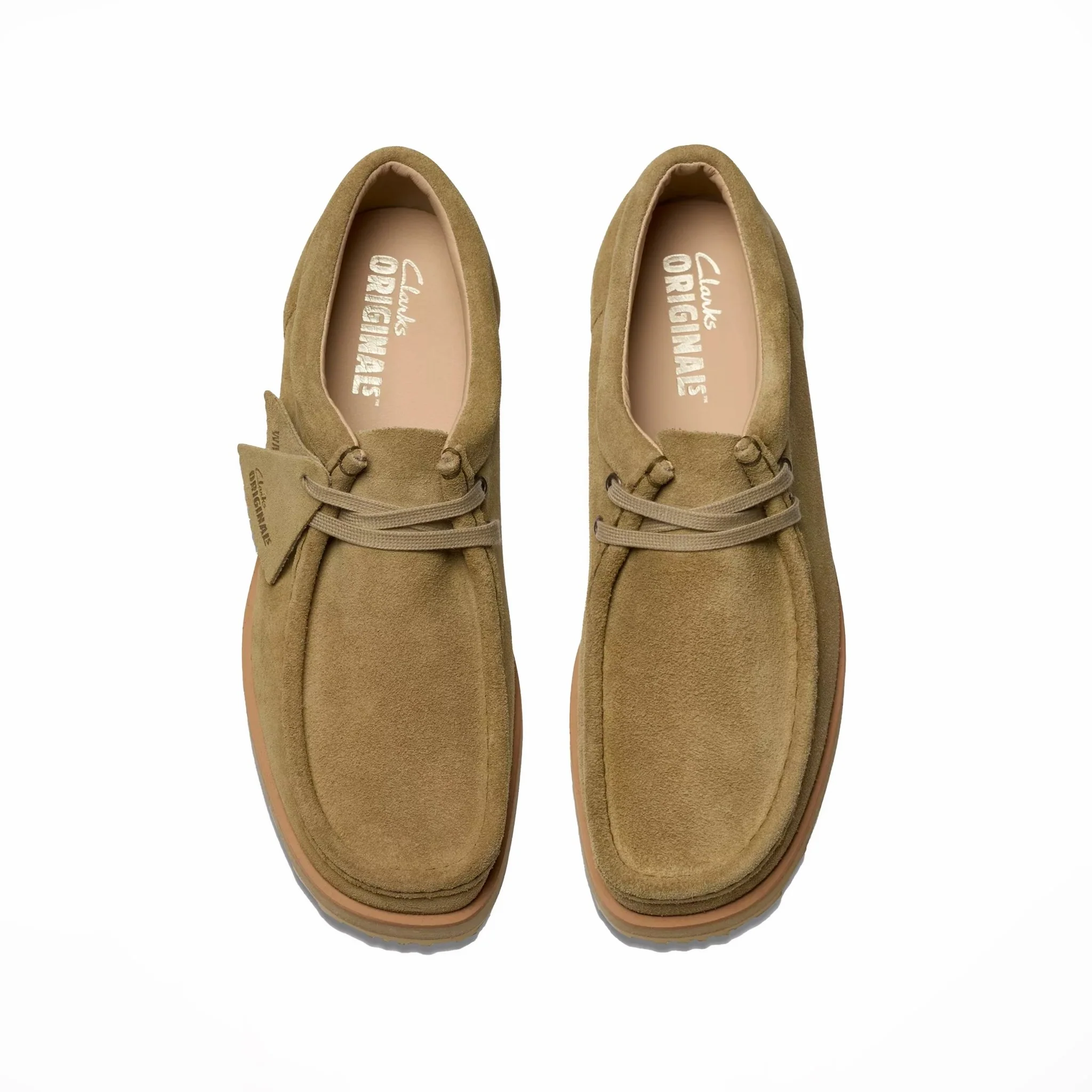 Clarks Originals The Wallabee Scout Lo Dark Sand Suede - Image 3