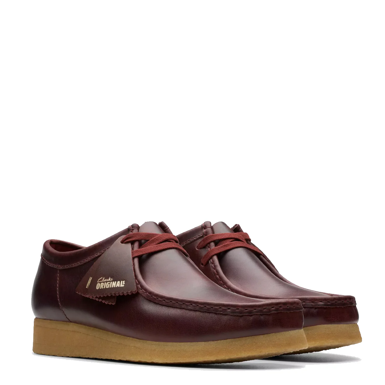 Clarks Originals Wallabee Deep Red Leather - Image 3