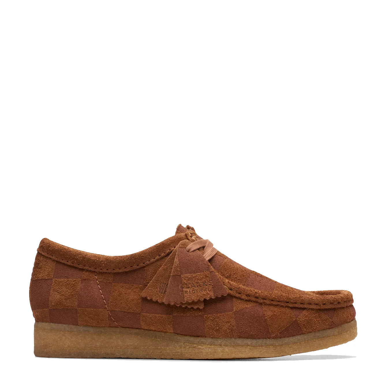 Clarks Originals Wallabee Shoe Cola Check