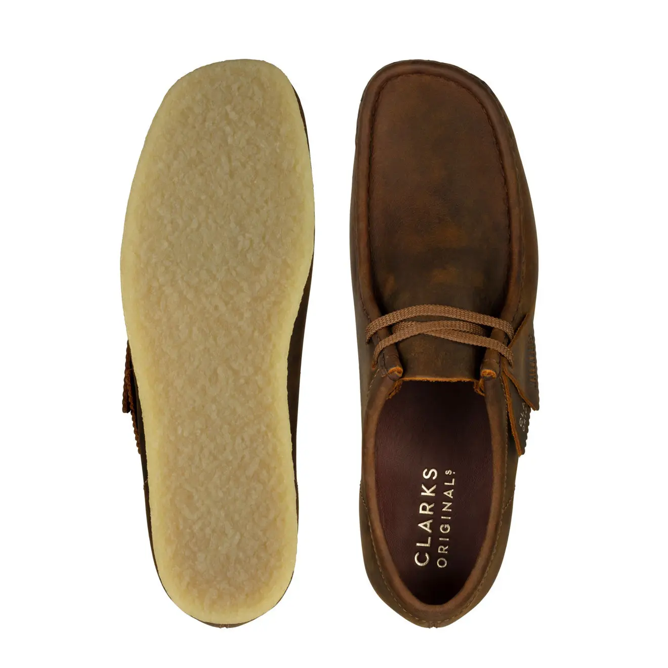 Clarks Originals Wallabee Shoes Beeswax Leather - Image 6