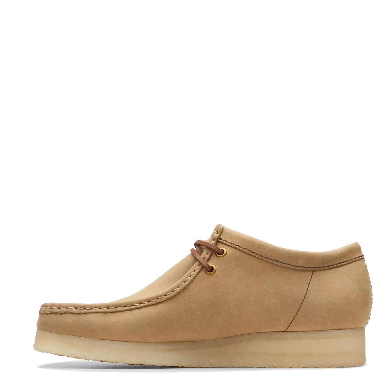 Clarks Originals Wallabee Shoes Brown Leather - Image 2