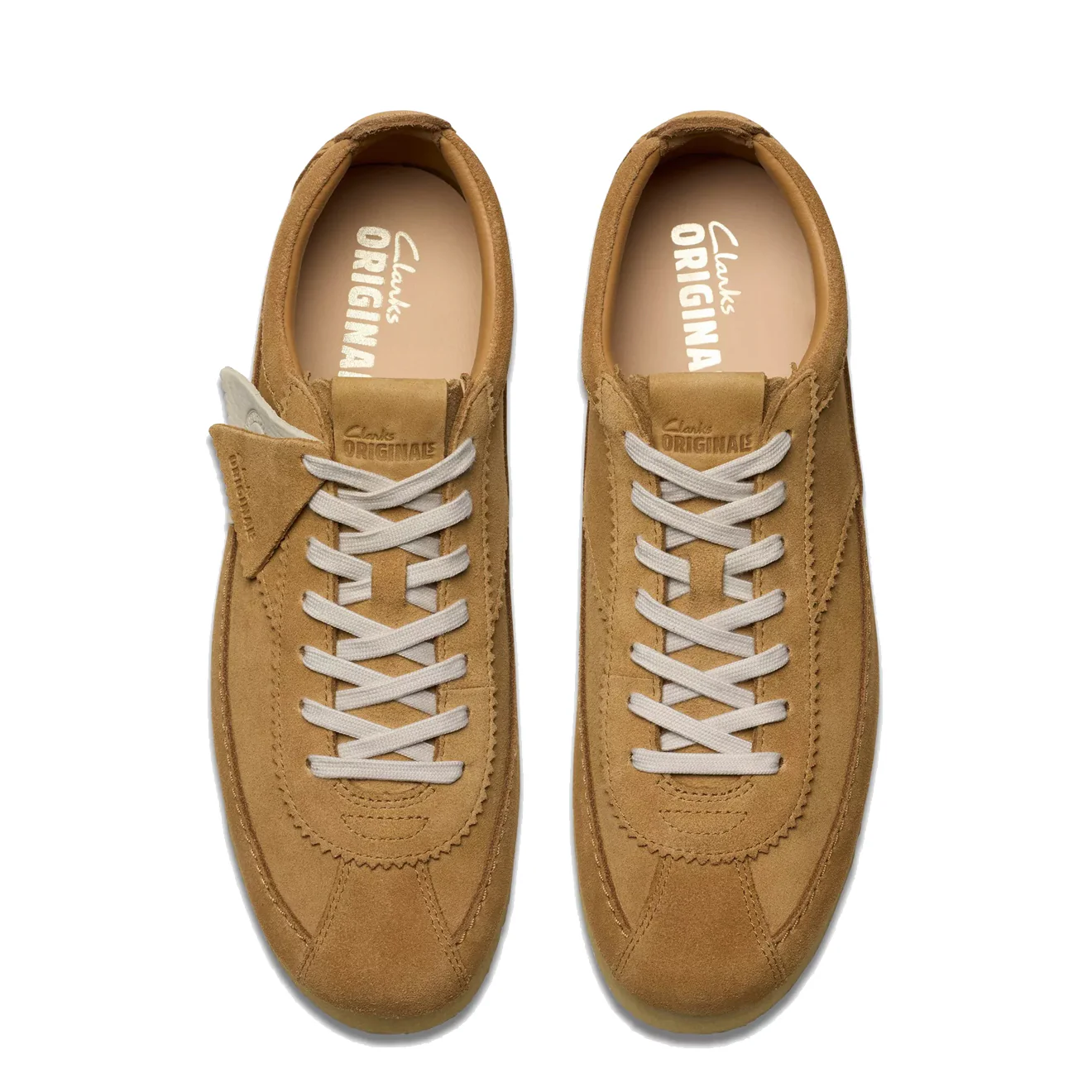 Clarks Originals Wallabee Tor Shoe Mid Tan Suede - Image 6