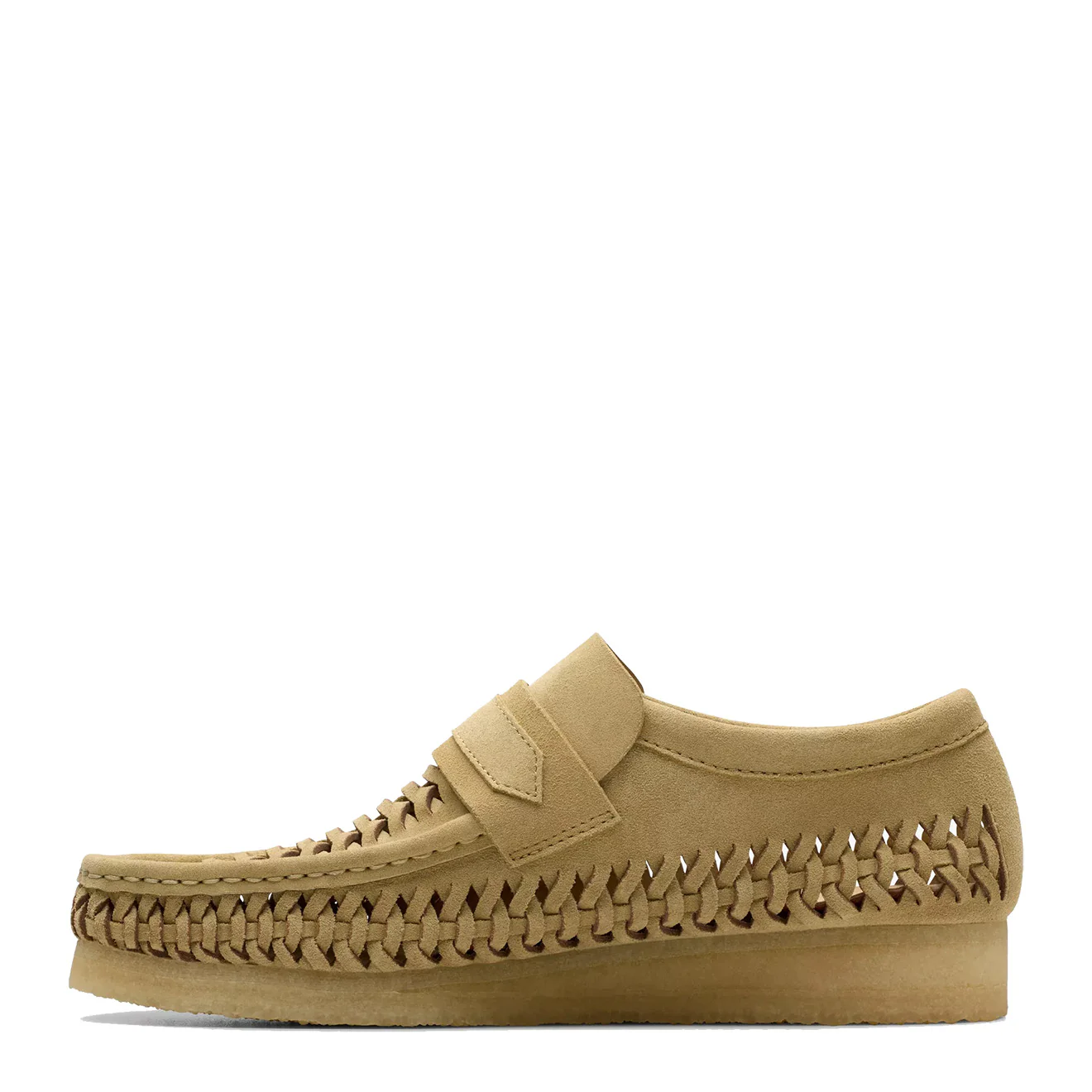 Clarks Originals WB Loafer Weave Maple Suede - Image 2