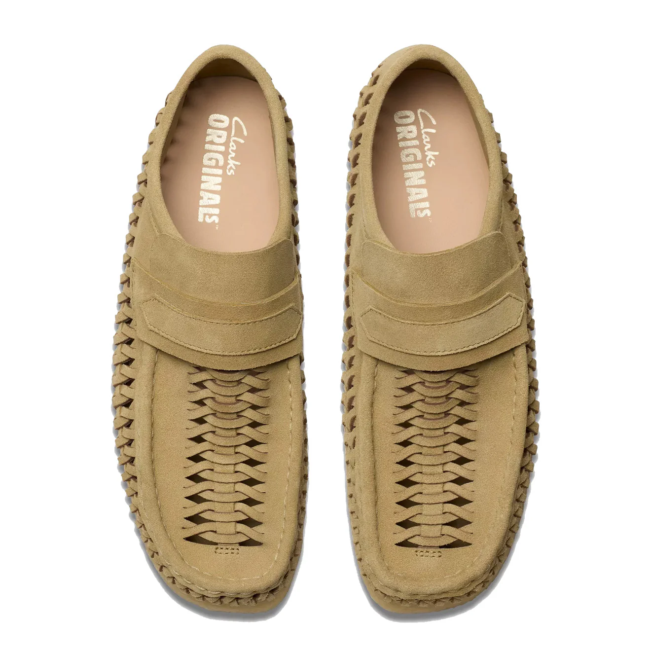 Clarks Originals WB Loafer Weave Maple Suede - Image 6