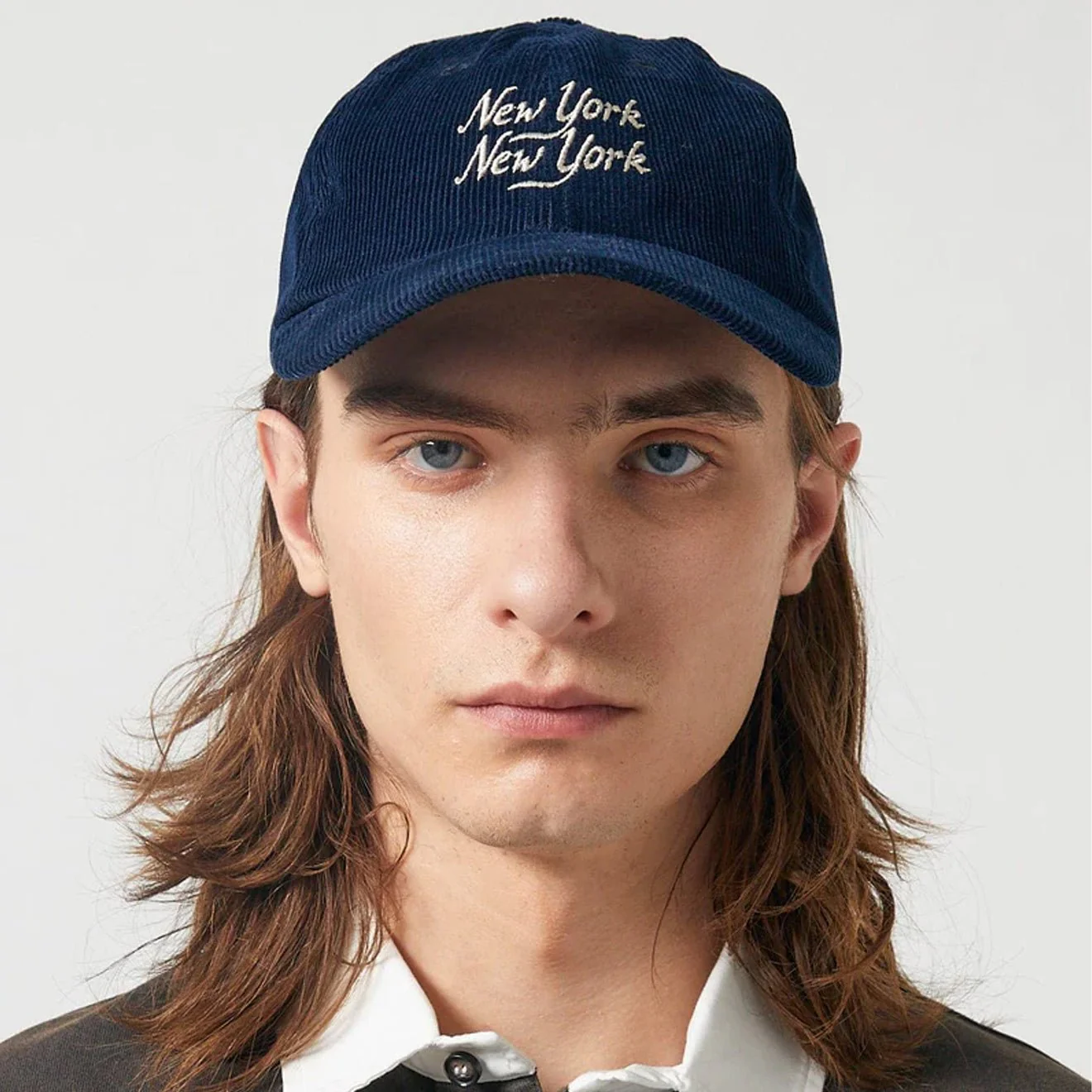 Corridor Corduroy Script NY NY Cap Navy - Image 3