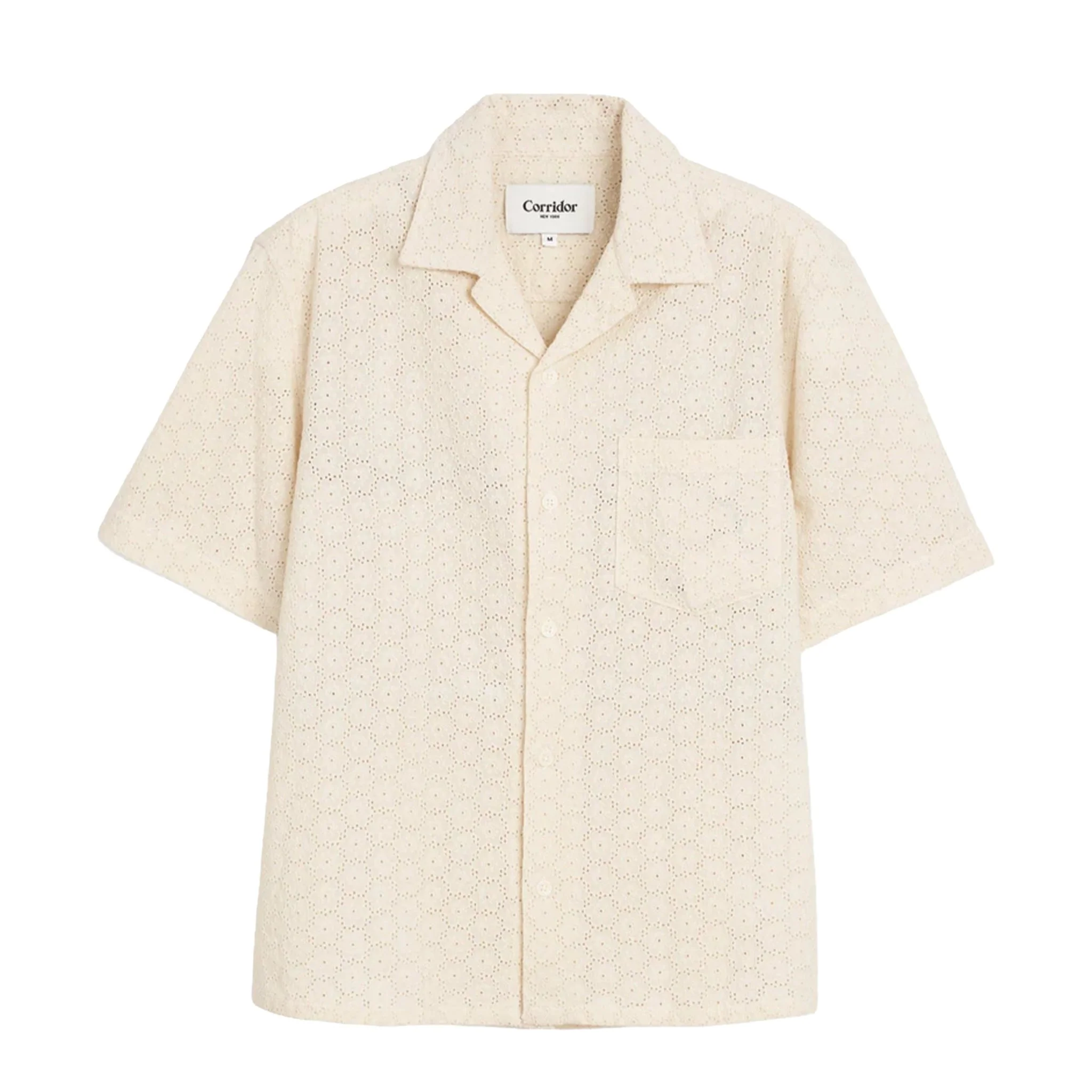 Corridor Floral Eyelet S/S Shirt Natural