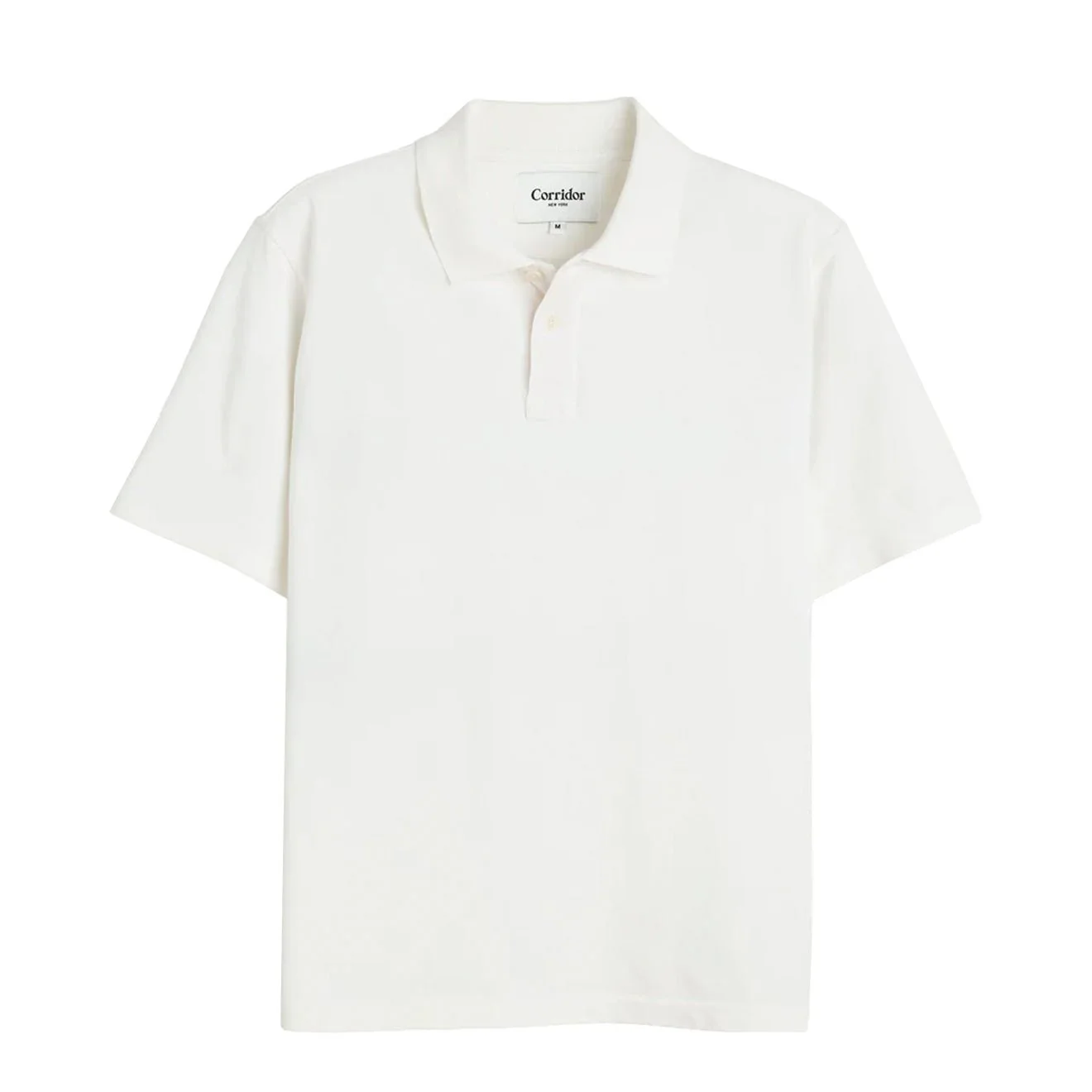 Corridor Pique Polo S/S Shirt White