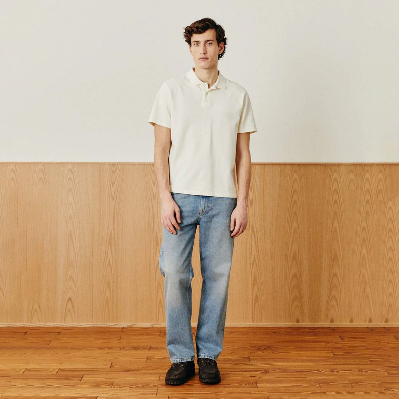 Corridor Pique Polo S/S Shirt White - Image 2