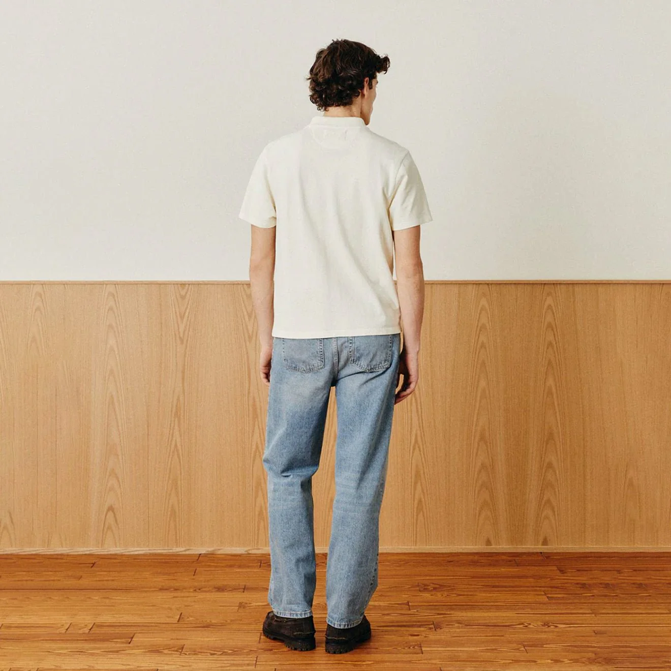Corridor Pique Polo S/S Shirt White - Image 3