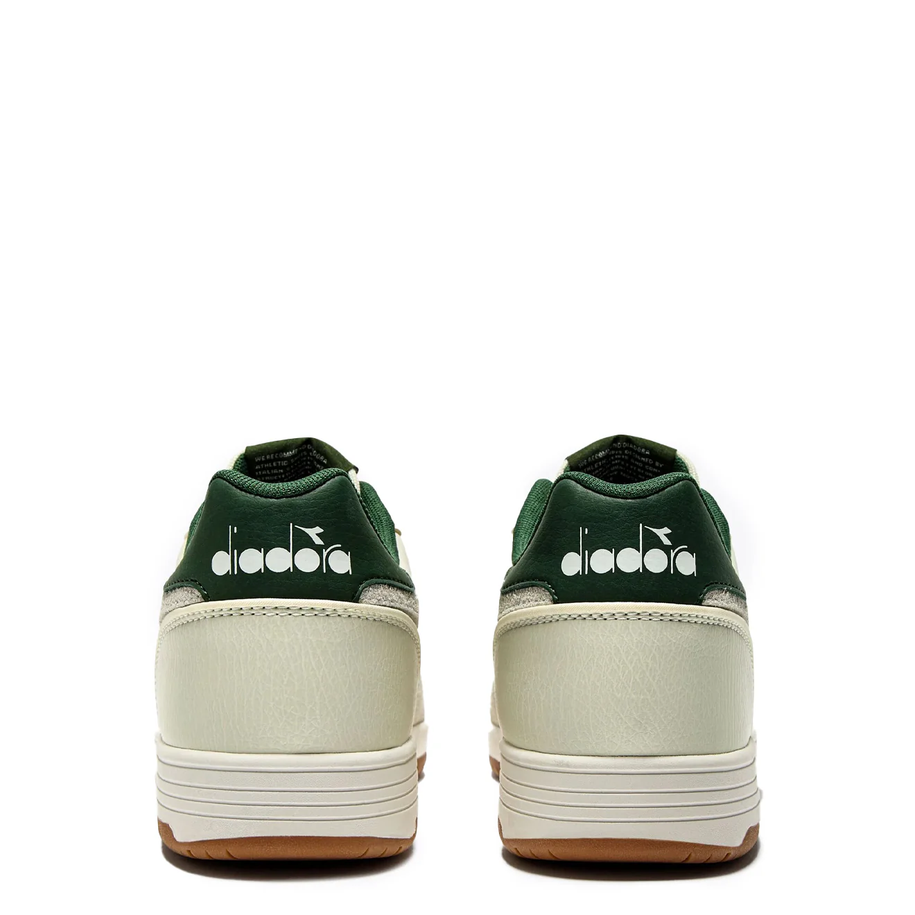 Diadora Deuce M2 Hairy Trainer White / Foliage Green - Image 4