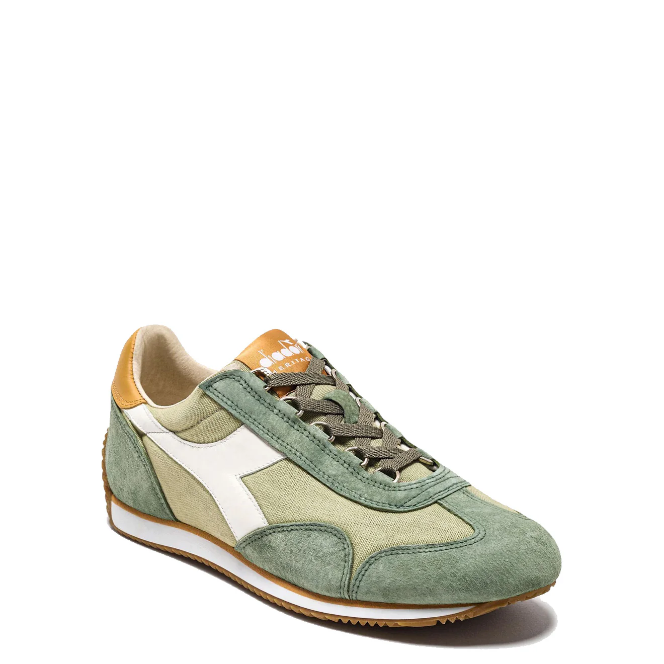 Diadora Equipe H Canvas Stone Wash Green Tea - Image 3