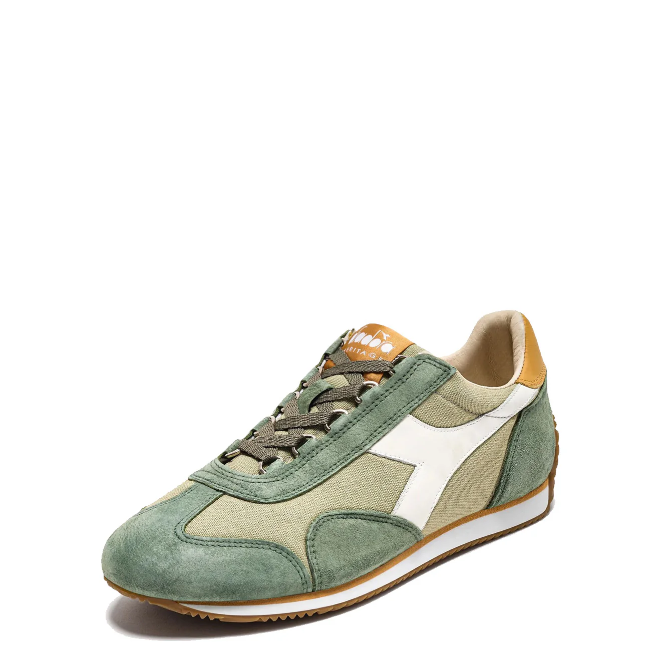 Diadora Equipe H Canvas Stone Wash Green Tea - Image 7
