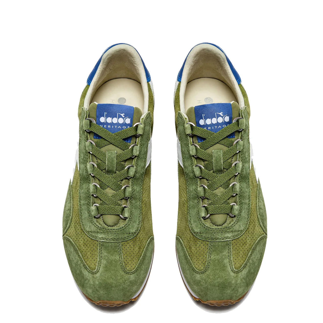 Diadora Equipe Suede Trainer Iguana - Image 2