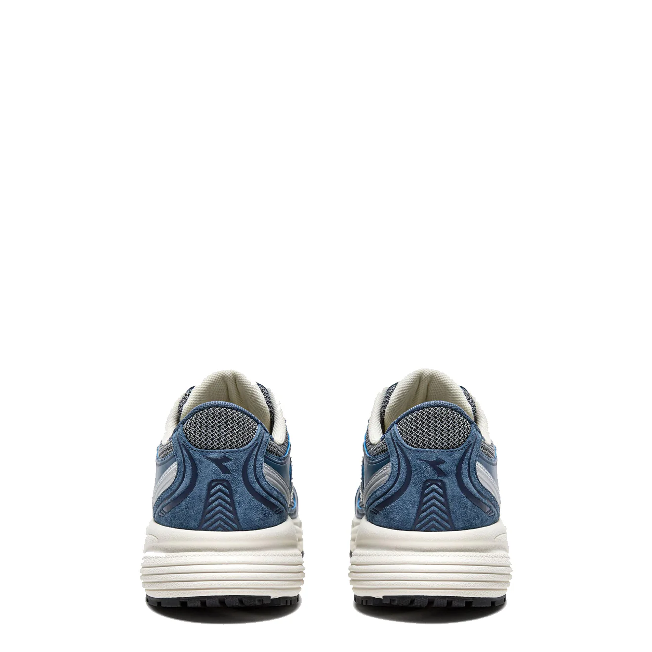 Diadora Mythos Star Pigskin Trainer Blue Dark Denim - Image 6