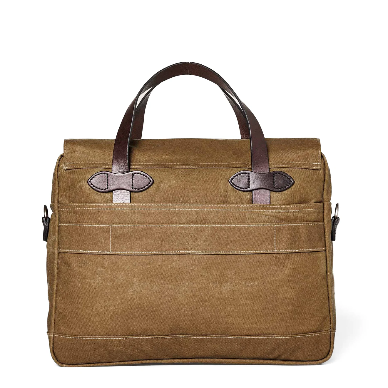 Filson 24 Hour Tin Briefcase Dark Tan - Image 2
