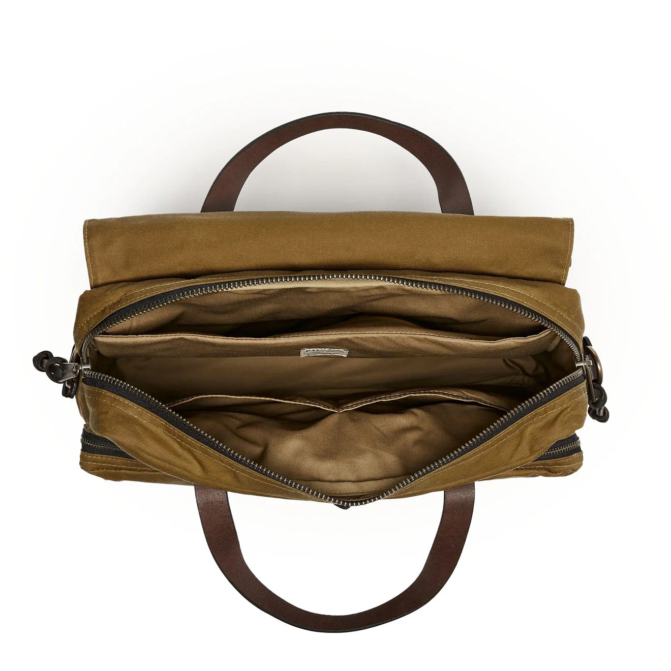 Filson 24-Hour Tin Briefcase Dark Tan - Image 4