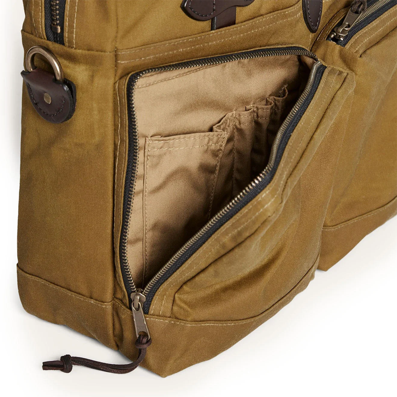 Filson 24-Hour Tin Briefcase Dark Tan - Image 6